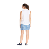 Alternate View 2 of Mosaic Colorblock Sleeveless Polo Shirt